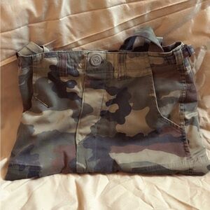 Camo Utility Cargo Shorts - Olive/Brown/Black